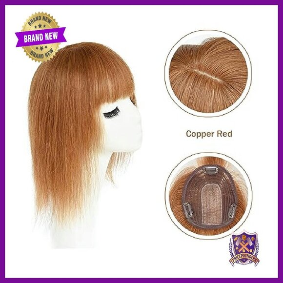 Silk Base Clip-In Hair Topper 12 Inch for Volume & Thinning Hair main image 5
